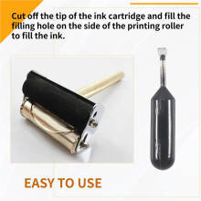 12Pc Ink Refills for Your ID Stamp Roller Refill Ink Confidential Roller Stamp Refill Ink to Cover Personal Mail Address