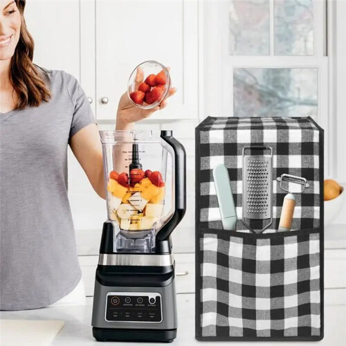 Blender Protector Anti-Stain Cover for Kitchen Blender Protection with Accessory Pocket Kitchen Blender Storage Protects