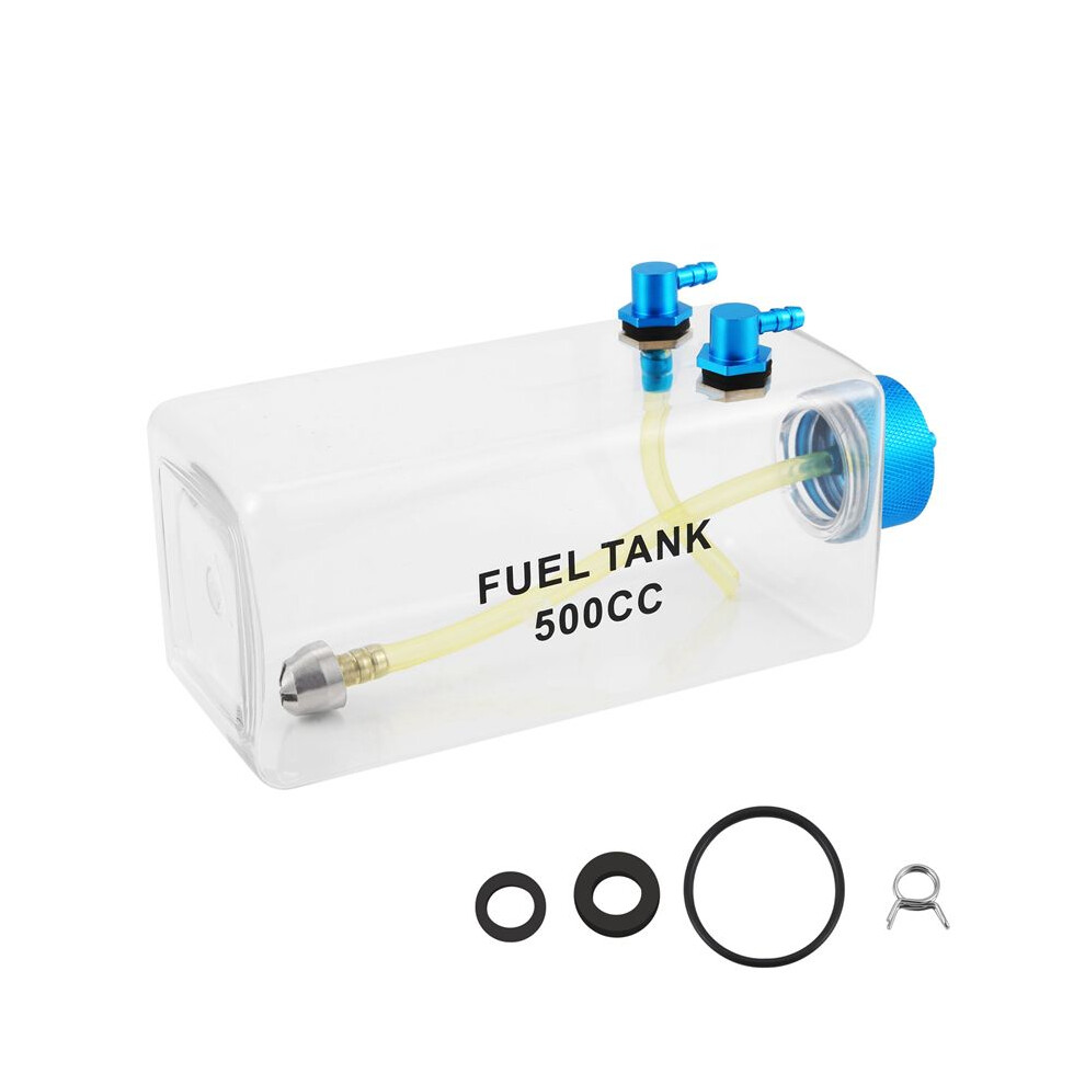 Fuel Tank Petrol Transparent Plastic Bottle 500Cc Cnc For Rc Gas And Nitro Airplane 6033826281944