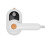 Portable Iron Handheld Ironing Machine Household Handheld Ironing Machine Rotating Folding Iron EU PLUG (White) 1