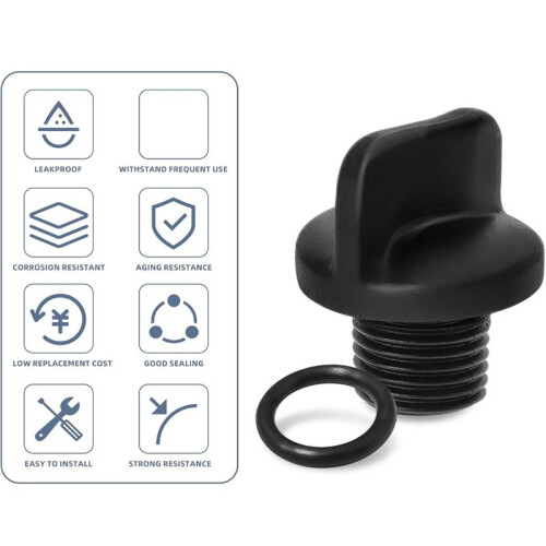 2pc R0446000 Pool Pump Pipe Plug with O-Ring Replacement for Jandy Filter Pumps,Booster Pump & Water Purification System 1