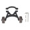 F Series/4pro Training Wheels Electric Scooter Auxiliary Small Wheels Folding Inverted Push-Pull Assist Bracket 1