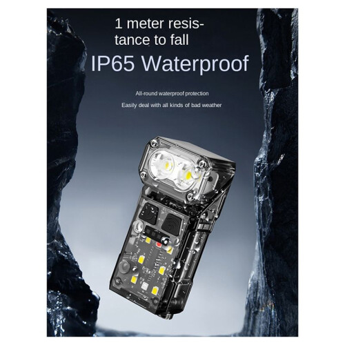 Multifunctional Strong Light Rotating Induction Headlight Flashlight Rechargeable Outdoor High Brightness Headlight 1