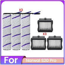 Accessoiresset voor  S20 Pro Nat-Droog Stofzuiger Accessoires Omvatten HEPA-Filters en Borstelrollen