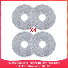 For X30 Ultr/X40 Ultra/X50 Ultra Mop Cloth Parts L10s Pro Ultra Heat / L20 Ultra Mops Pad Accessories