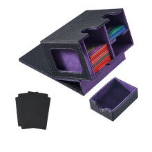Card Deck Box Card Display with Dice Tray Deck Box Deck Box Holding 160+ Trading Card Storage Box Deck Box
