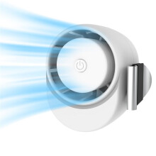 Portable Ultra-Quiet Waist Clip Fan, 3-Speed Adjustable, USB-C Rechargeable, Pocket-Sized with Clip for Outdoor Use