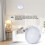 Premium Silver Wall Clock, Wall Decoration, Modern Silent Wall Clock for Home Office Kitchen (25cm, Silver) 2