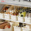 Kitchen Basket Storage Basket with Pulley Sundries Storage Basket 4