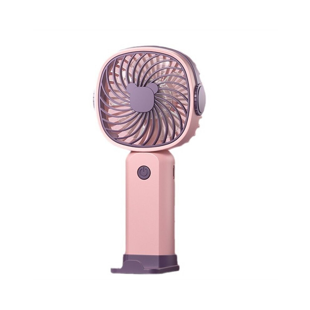 Handheld Small Fan Outdoor Portable Fan 3-Speed Rechargeable 400Mah Battery Multi-Function Fan Phone Holder Outdoor A 4713950385733