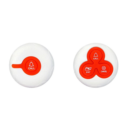 Waterproof Wireless Call Transmitter Button Pager 433MHz for Restaurant Calling System Cafe Clinic System 3 Buttons 2
