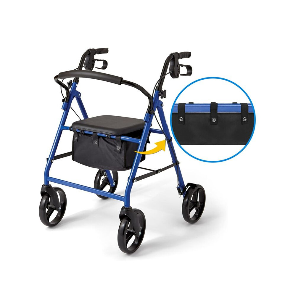 Under  Rollator Bag, Under  Bag or Tote for Four Wheel Rollator, Walker Underseat Replacement Medical Basket A