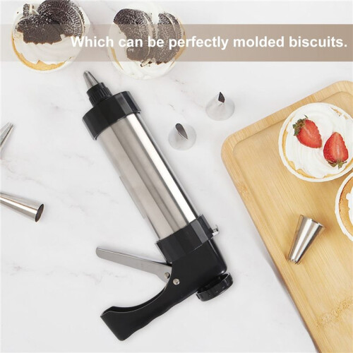 Cookie Press Maker Kit Cookie Press Making Press Biscuits Cake Mold Biscuit Press Maker Machine Dessert Decoration Tool 2
