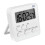Kitchen Timer,Egg Timer with Clock,Digital Timer Stopwatch with LCD Loud Alarm for Cooking,Baking, Sports,Learning,Etc 1