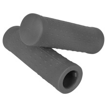 Double Guidon en Caoutchouc, Guidon Ergonomique Antidérapant, Housse de Guidon de Scooter Confortable, Accessoires Gris