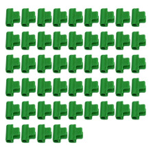50Pcs Greenhouse Clamps,Pipe Clamps for 16mm Plant Stakes,Row Cover Clips Garden Hoops Garden Clip
