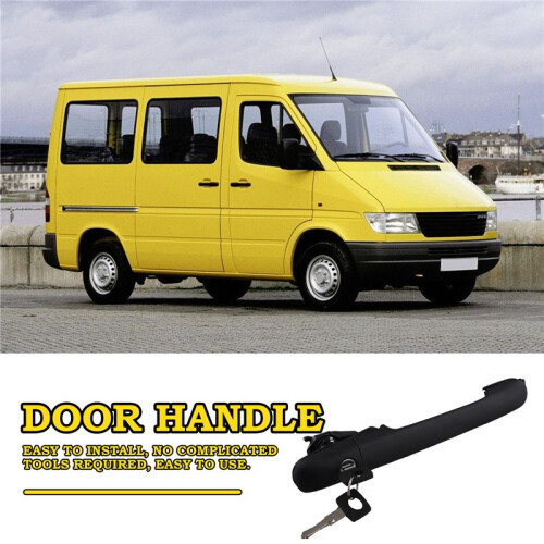 0007601359 Door Handle with Lock  for  Sprinter 2-T Box 901 902 1995-2006 1