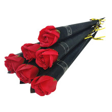 10 Stuks Single Rose Simulatie Koreaanse Rose Zeep Bloem Valentijnsdag Cadeau Zeep Rozen Enkele Kunstmatige Zeep Bloem 1