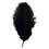 New Style Artificial 10-12 Inch Ostrich Feathers Great Decorations black 3