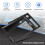Car Console Gear Shift Panel Trim Cover Sticker for  EV9 2023 2024 Wireless Charging Trim Frame 4