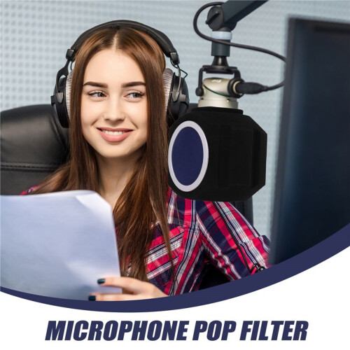 C5 Universal Studio Mic Screen Live Recording Microphone Anti-Interference Noise Reduction Wind Screen 1