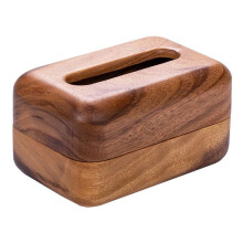 Houten Tissuedozen Broodvormige Tissue Opbergdoos Servetdoosje Tissuehouder Servethouder Ornamenten Knutselen voor Tafel