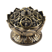 Buddha Incense Burner Lotus Flower Incense Holder Handmade Censer For Buddhist Home Office Decoration