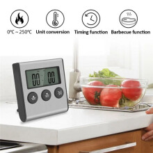 Digitales Küchenthermometer, Grillofen, Fleischgrillfunktion, Wärmemessgerät, Backen zu Hause, Kochtemperatur im Haushalt