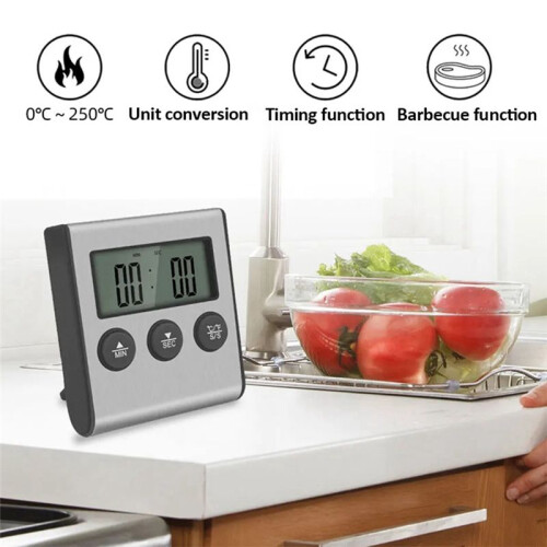Kitchen Digital Thermometer BBQ Oven Meat Grill Function Heat Meter Home Baking Household Cooking Temp