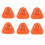 6PCS D-Ring Patch for Inflatable Boat Kayak Dinghy , D-Ring PVC Patch Stand- Paddleboard Canoe Rafting Orange 1