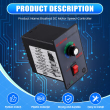 Regulador Escovado Do Controlador de Velocidade Do Motor PWM 12V 24V 36V para Peças Elétricas de Motor de Engrenagem 775 795 DC12V-36 40A
