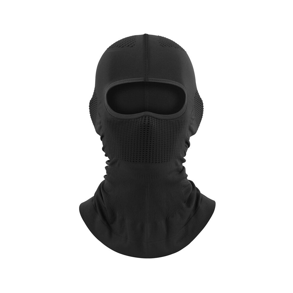 Ice Silk Sunscreen Mask Full Face Sports Headgear Bicycle Motorcycle Riding Mask Black 6033533269440