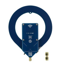 Antenne Active 10 KHz-180 MHz LW/MW/SW/FM Aviation Antenne à Boucle Portative à Gain Élevé Compatible Connecteur SMA-K/SMA-J