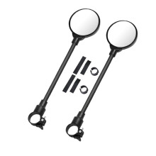 2PCS Bicycle Bike Mirror 360 Adjustable HD Acrylic Minute Electric Moto Moped Rearview Mirror Bike Accessories