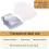 50 Pieces Hanging File Folder Labels with 50 Inserts, 2 Inch for Hanging File Folder Labels Hanging File Labels B 7