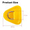 6PCS D-Ring Patch for Inflatable Boat Kayak Dinghy , D-Ring PVC Patch Stand- Paddleboard Canoe Rafting Orange 7