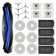 20 Pcs Accessories Kit for DEBOT T50 PRO Omni /T50 Pro /T50 Omni Robot Vacuum.Main Brush,Mop Pads,Side Brushes