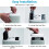 -H128 Replacement Filter Compatible for LEVOIT -H128 Air Purifier, -H128 H13 True HEPA Replacement Filter 4 Pack 5