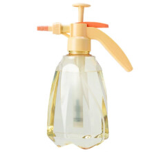 Indoor Large Pressure Watering Can 1.5l Large Capacity Clear Water Bottle for Garden Outdoor Plant House Flower Yellow