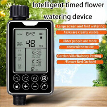 Touch Screen Watering Device, Automatic Watering Timer, Intelligent Outdoor Large Screen Waterproof Watering Device
