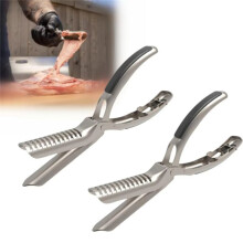 Rib Prep Pro, Stainless Steel Rib Membrane Remover Tool, Rib Membrane Removal Kit, Kitchen/Grill Gadget for BBQ Rib Prep