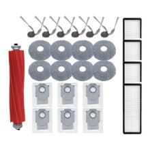 25 Stuks Borstel HEPA-Filter Dweildoek Stofzak voor QV 35A/QV 35S/QR 798/QR 598 Stofzuiger Vervangende Onderdelen