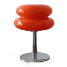 Glass Table Lamp Trichromatic Dimming Living Room Atmosphere Lamps Eye Protection Night Light GirlBedroom US Plug Red