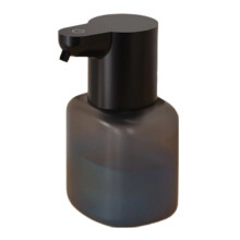 Macchina Manuale con Sensore Automatico da 550 Ml con Dispenser Elettrico con Sensore A Infrarossi IPX5 Impermeabile per La Casa Nero A