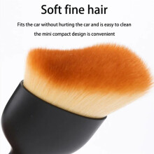 12PCS Car Interior Cleaning Brush Conditioner Air Outlet Soft Fur Clean Brushes with Shells Crevice Detailing Brush Tool