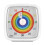 60-Minute Visual Timer with Night Light, Countdown Timer,Pomodoro Timer with Rainbow Pattern for Kids and Adults White 1