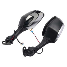 Espejos Retrovisores de Motocicleta con Luces LED Intermitentes para   400 650 ZX-10R ZX10R