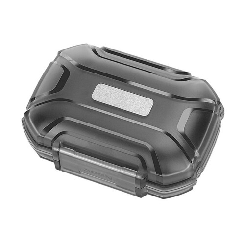 Earphone Storage Box Large Capacity Dustproof Waterproof Shockproof Earphone Box Transparent Black