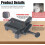 Adjustable Cabinet Hinge Jig with Quick Door Alignment and Secure TShaped Lock for Error Installation 2