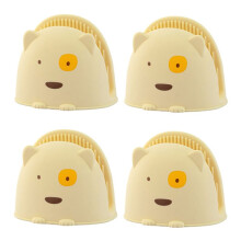 4 Peças Luvas de Forno de Silicone Resistentes Ao Calor Luvas de Cozinha Luvas de Forno Antiderrapantes Luvas de Cozimento Isoladas em Forma de Gato
